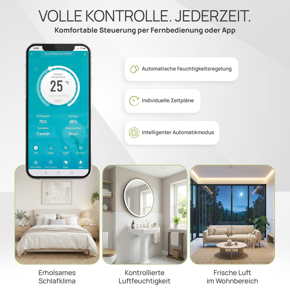 JESSP Eco Smart Vario 110 – App-Steuerung und Einsatzbereiche