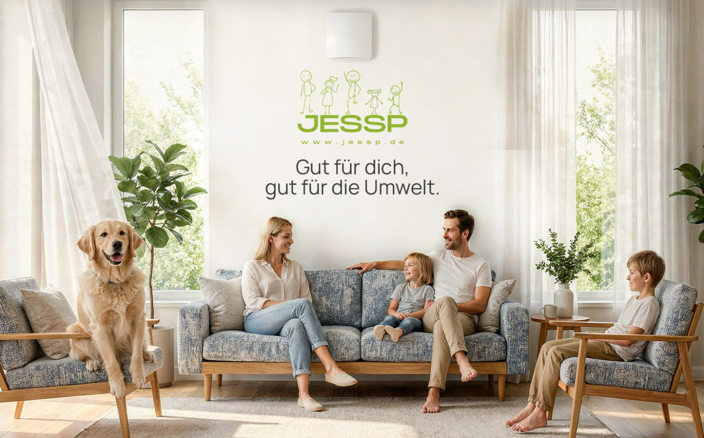 JESSP Eco Smart DZ dezentrale
Lueftungsanlage Einbau
